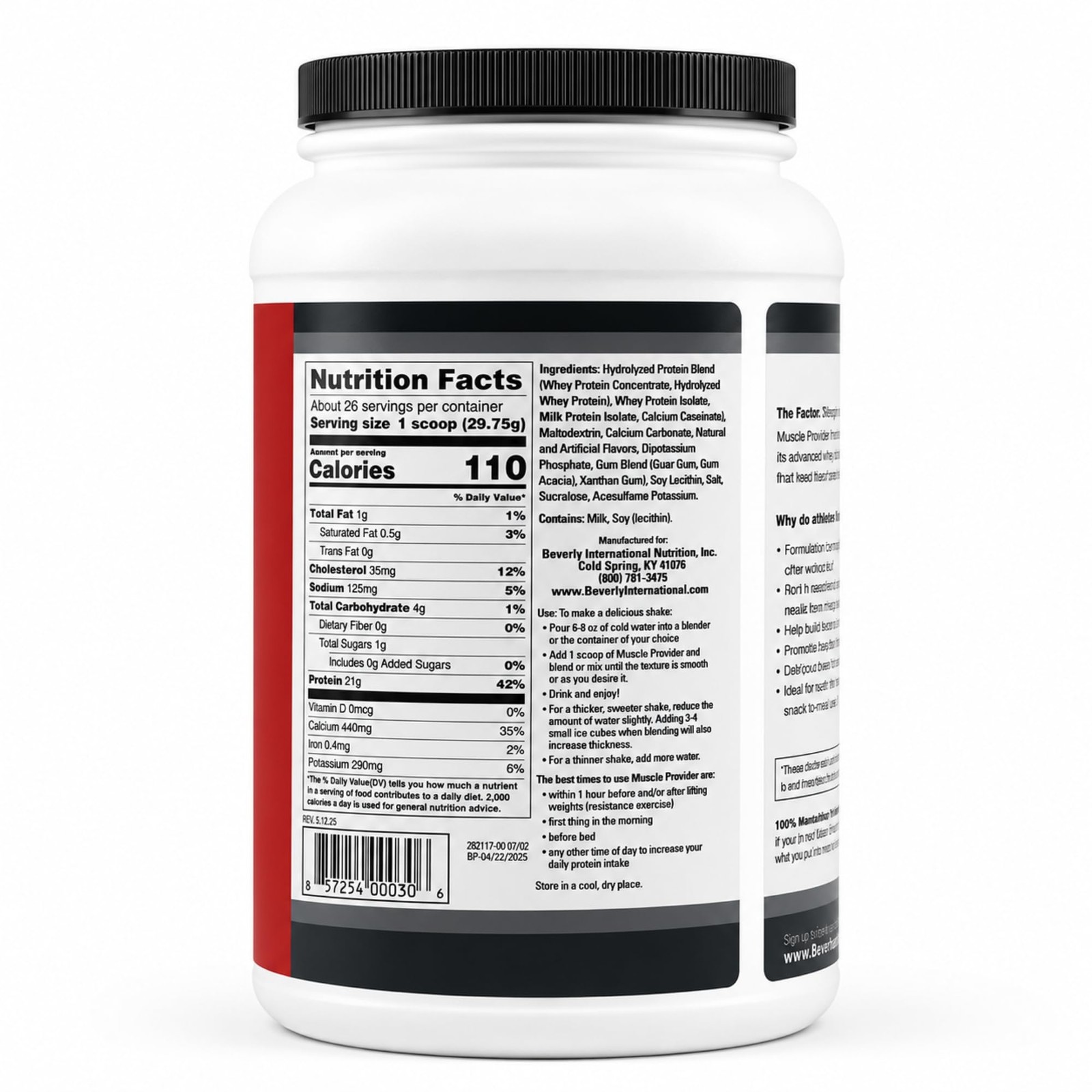 Beverly International Muscle Provider, 26 Servings, Vanilla. SuperFastAbsorbi…