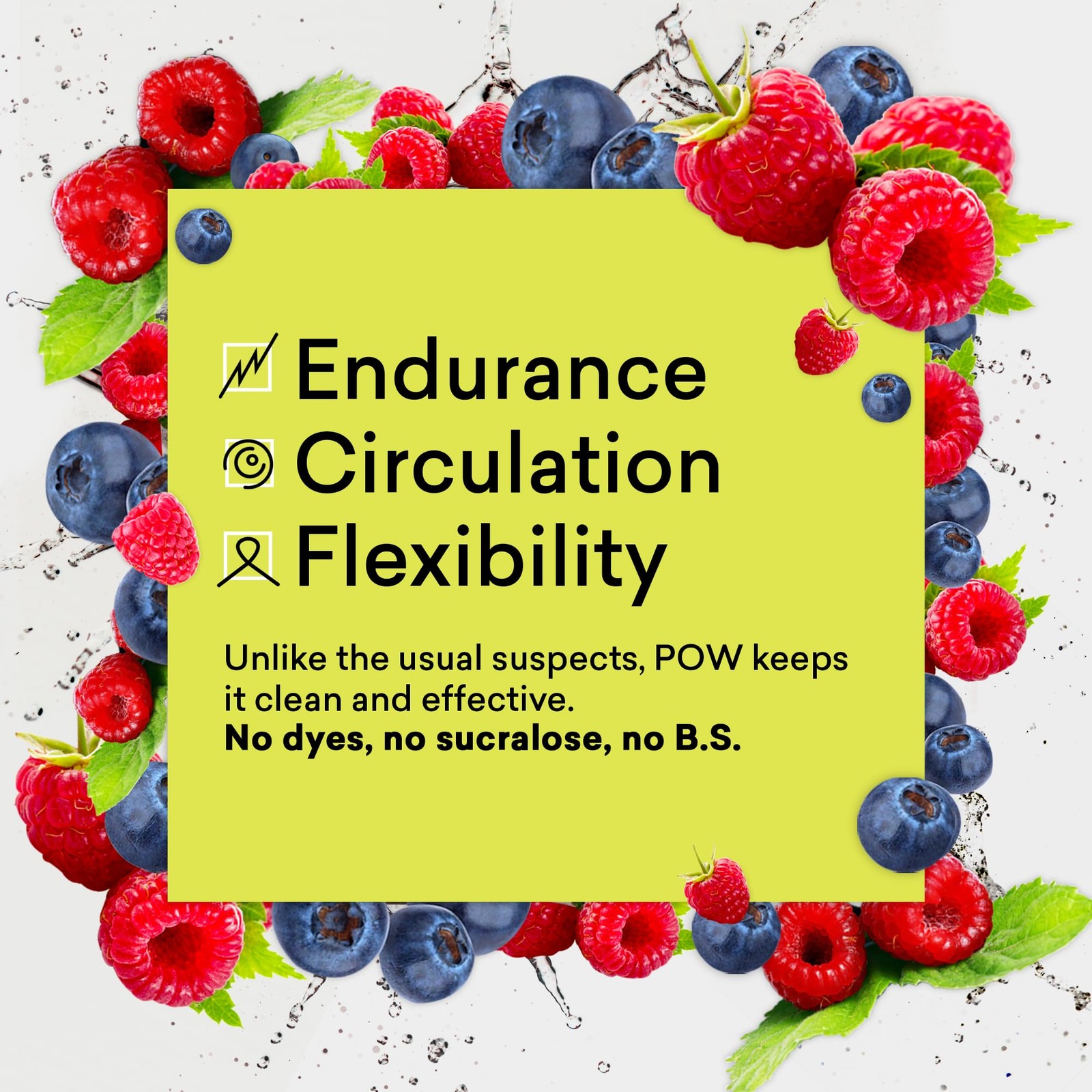 EBOOST POW Natural Pre Workout Powder – 15 Packets, Blue Raspberry, Men & Women