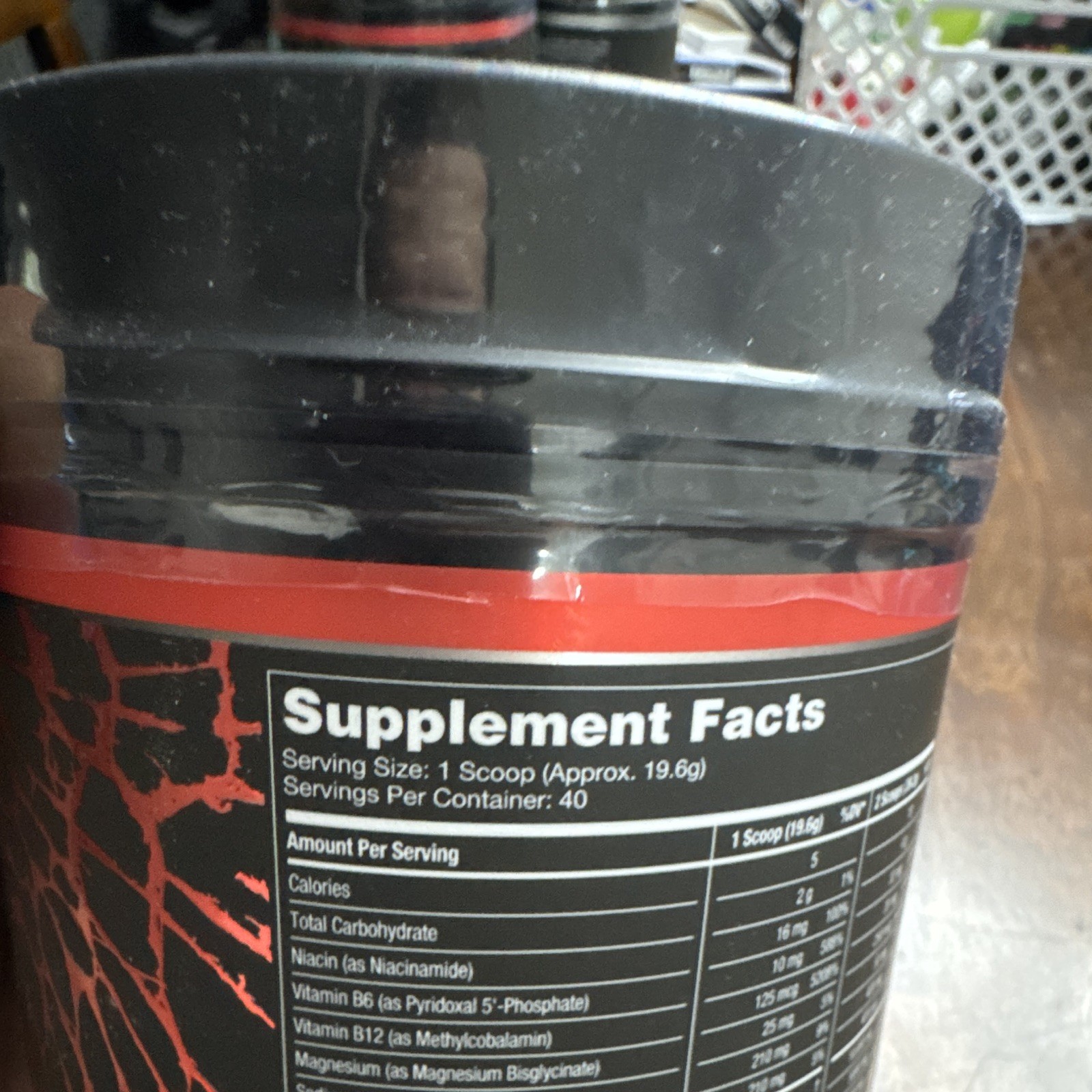 Gorilla Mind Mode Nitric Stimulant-Free Pre-Workout Tiger’s Blood 40 Servings
