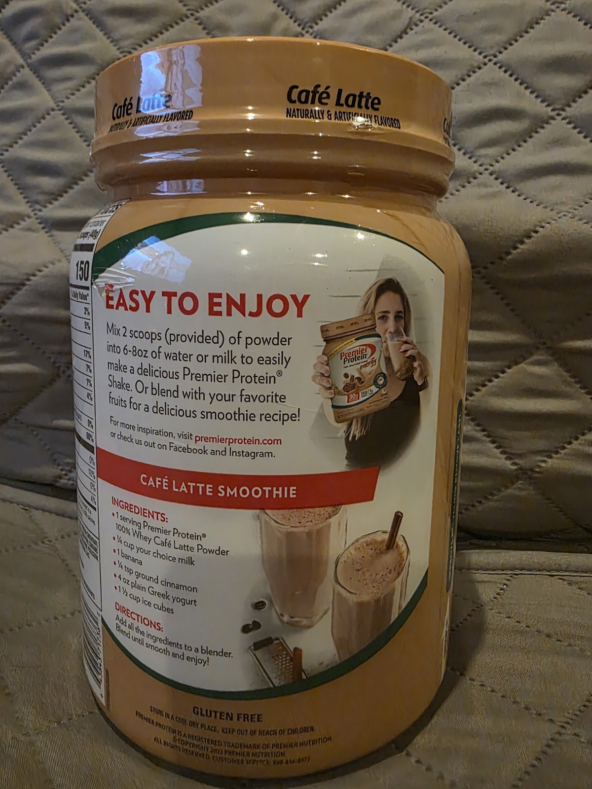 Premier Protein Powder, Café Latte, 30g Protein, No Added Sugar, 100 Whey Pro…