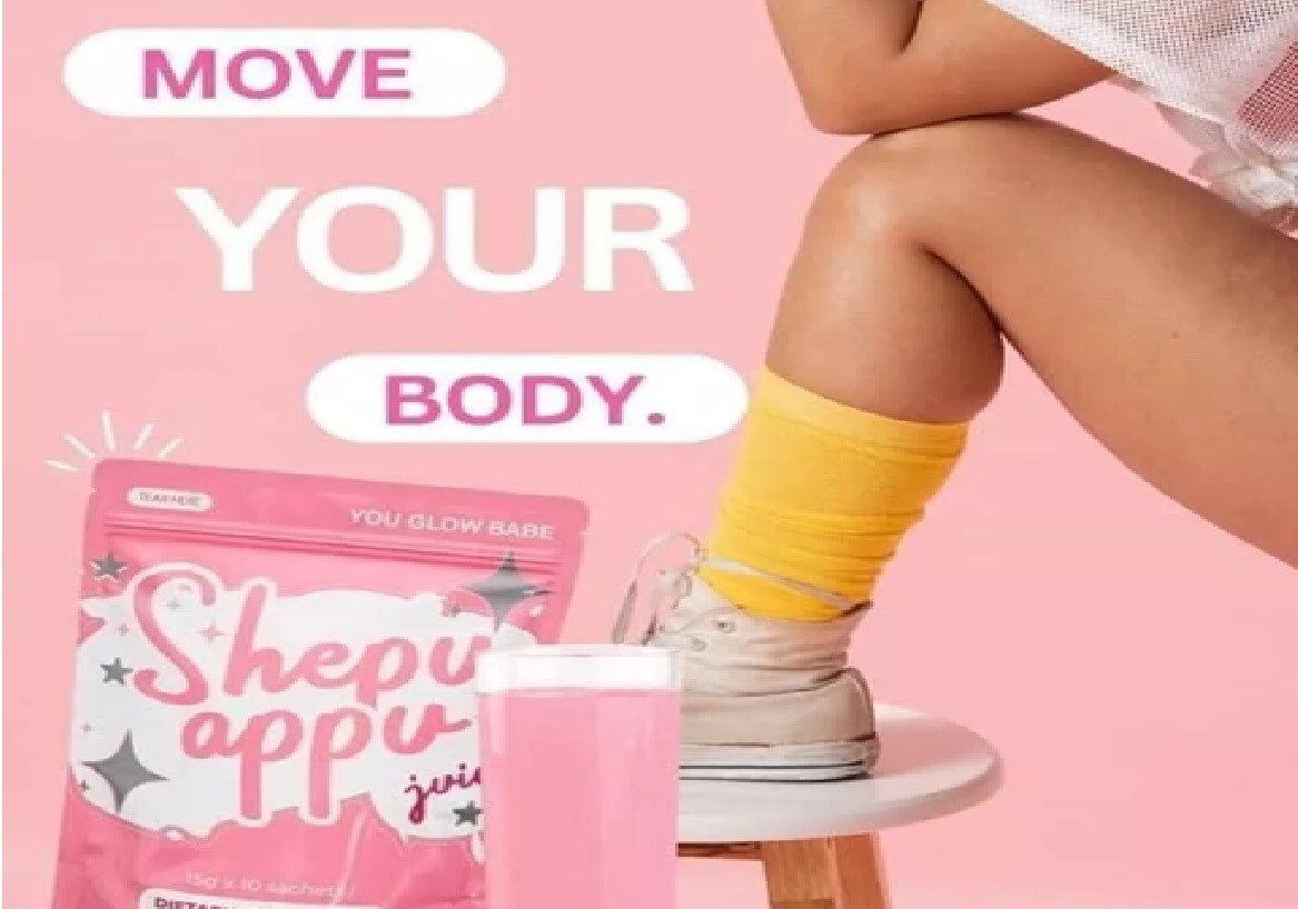 3 Pack You Glow Babe SHAPE UP SHEPU APPU Juice Powder Mix, 10 Sachets x 15g Each