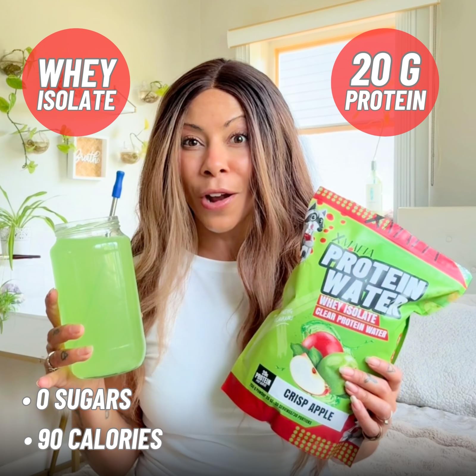 XMafia – Protein Water, Clear Protein Powder – 30 Servings, 20g Protein, 27 o…