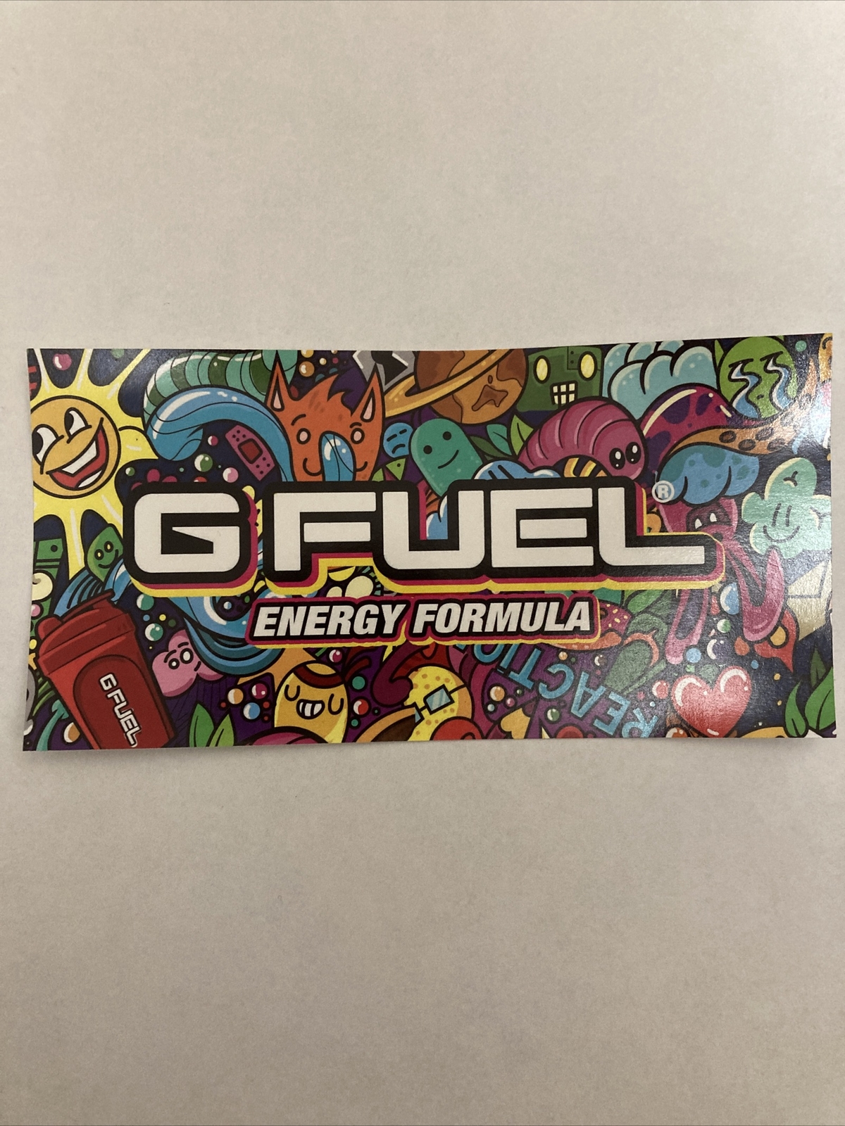 NEW GFUEL Doodle Sticker (G Fuel, Gamma Labs) Limited Edition