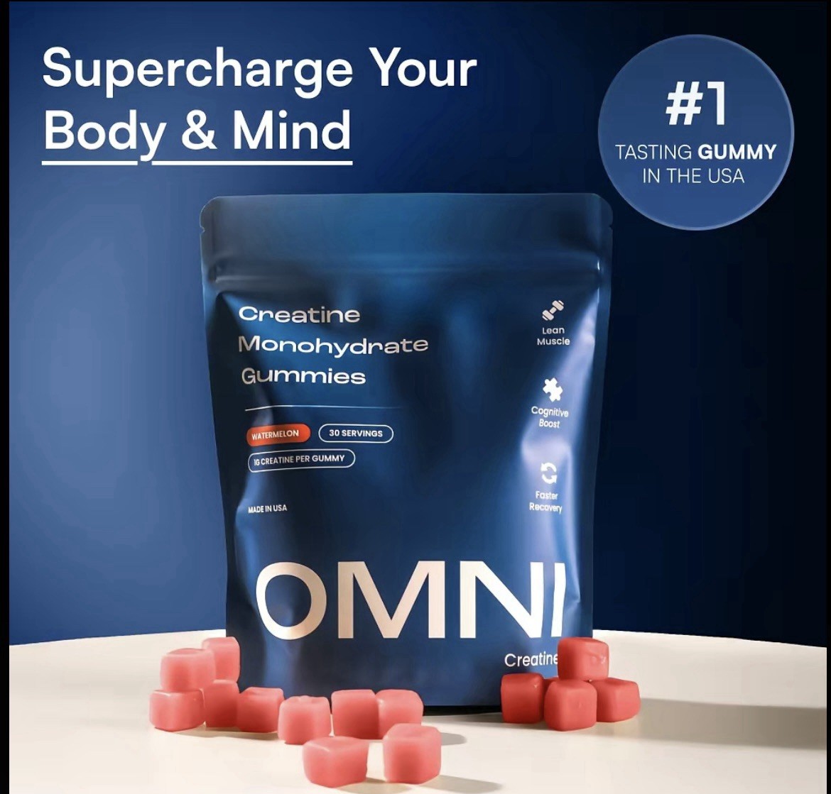 Creatine Monohydrate Gummies – Supports Muscle Growth, (Pack of 1)