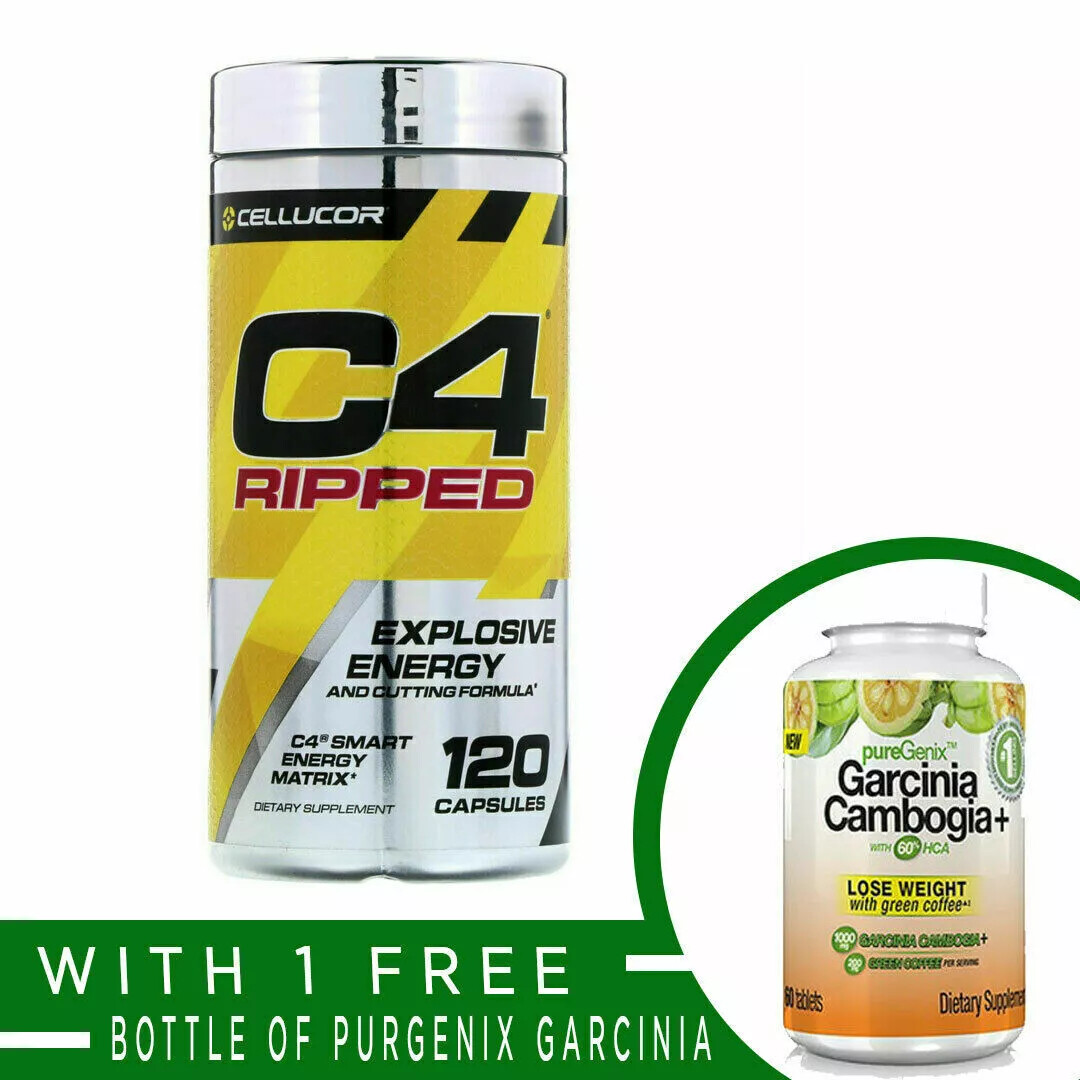 CELLUCOR – C4 ORIGINAL Pre-Workout Icy Blue Razz – 60 Servings & MORE