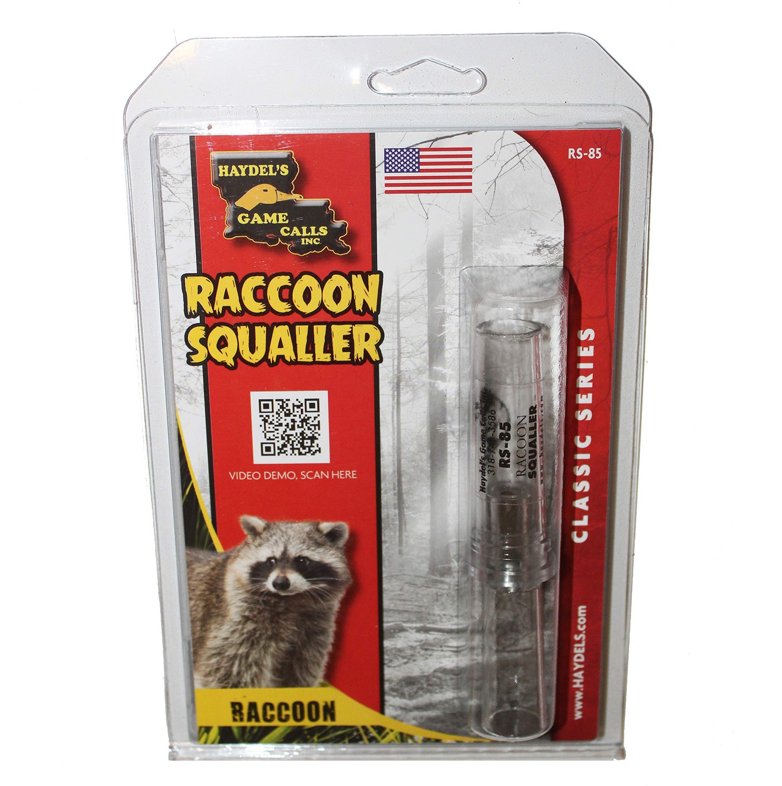 Haydel’s Game Calls Inc. RS-85 AMZ Raccoon Squaller Call