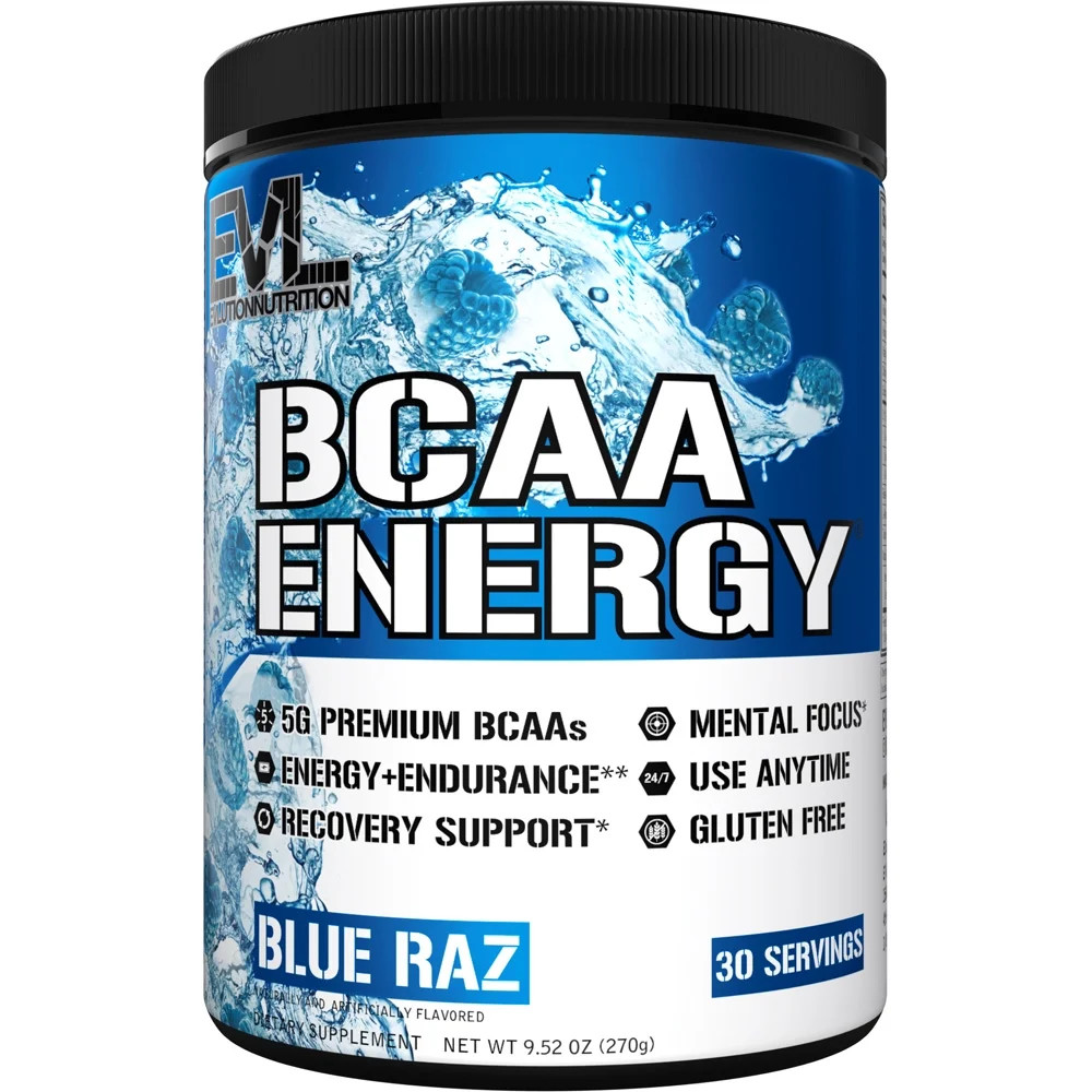 BCAA Energy Amino Acid Pre-Workout Powder – 30 Servings, Rocket Pop