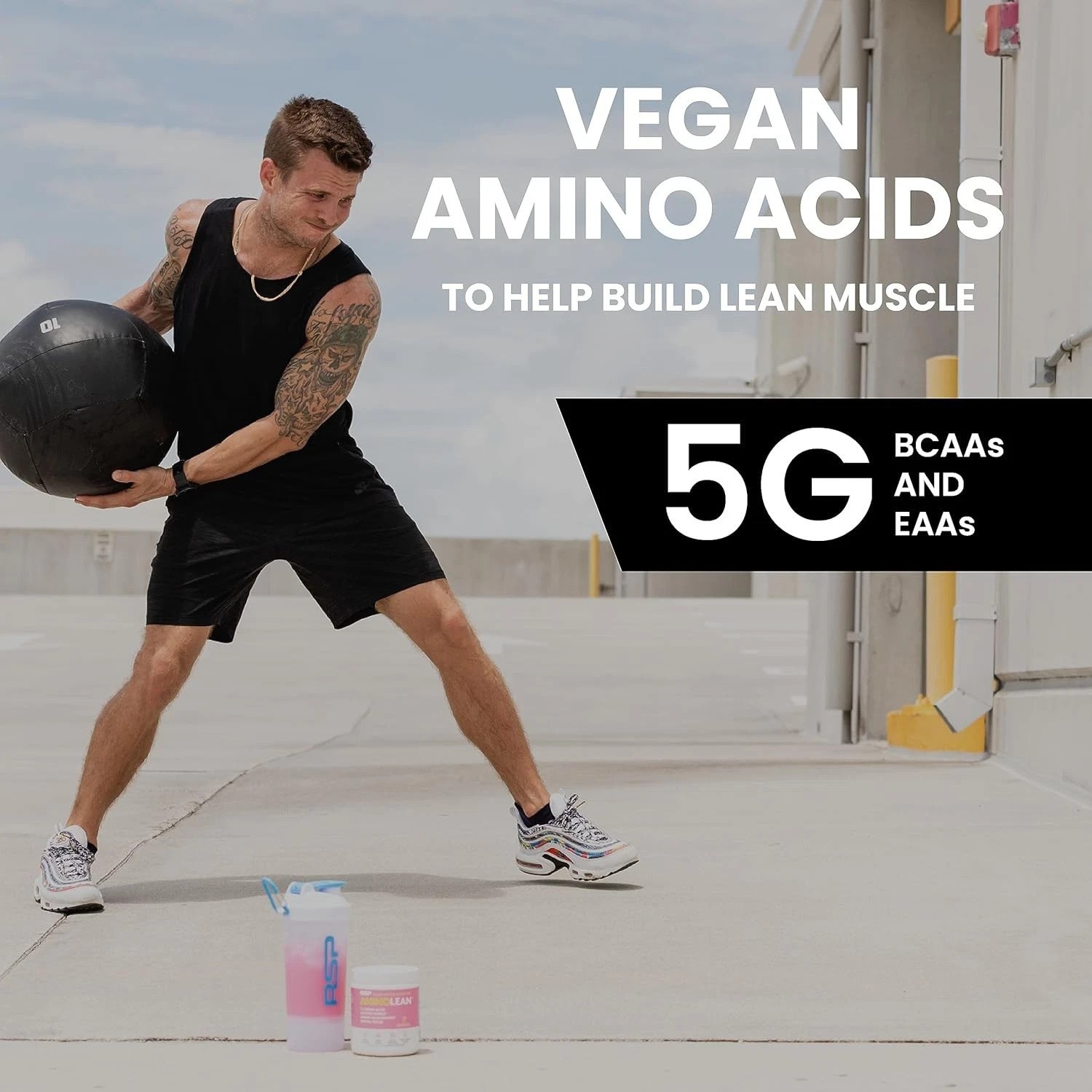 AminoLean Pre Workout Powder – Pink Lemonade, 30 Servings of Clean Energy
