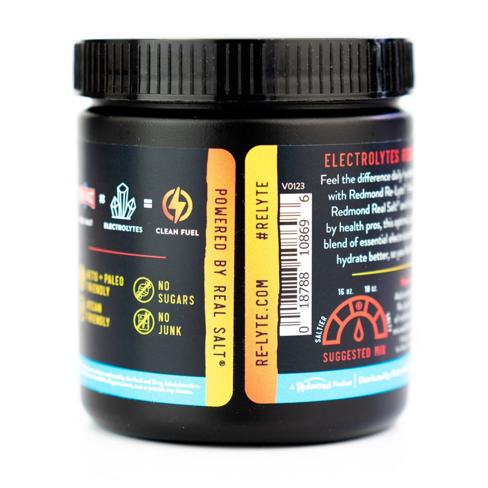 Redmond Re-Lyte Electrolyte Drink Mix Strawberry Lemonade Powder 6.88 oz