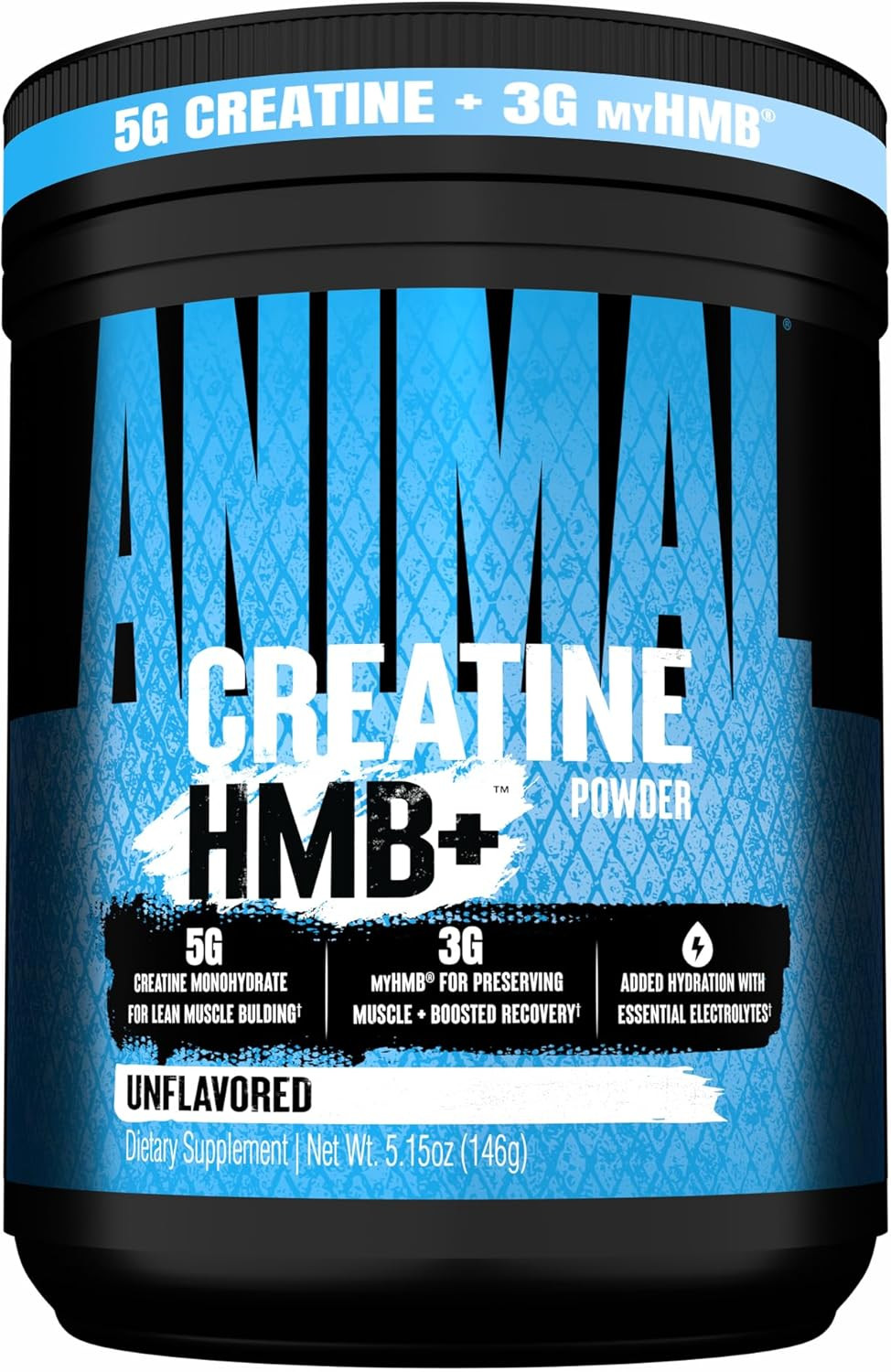 Creatine HMB Powder – 3G Myhmb + 5G Creatine with Electrolytes for Recovery & Da