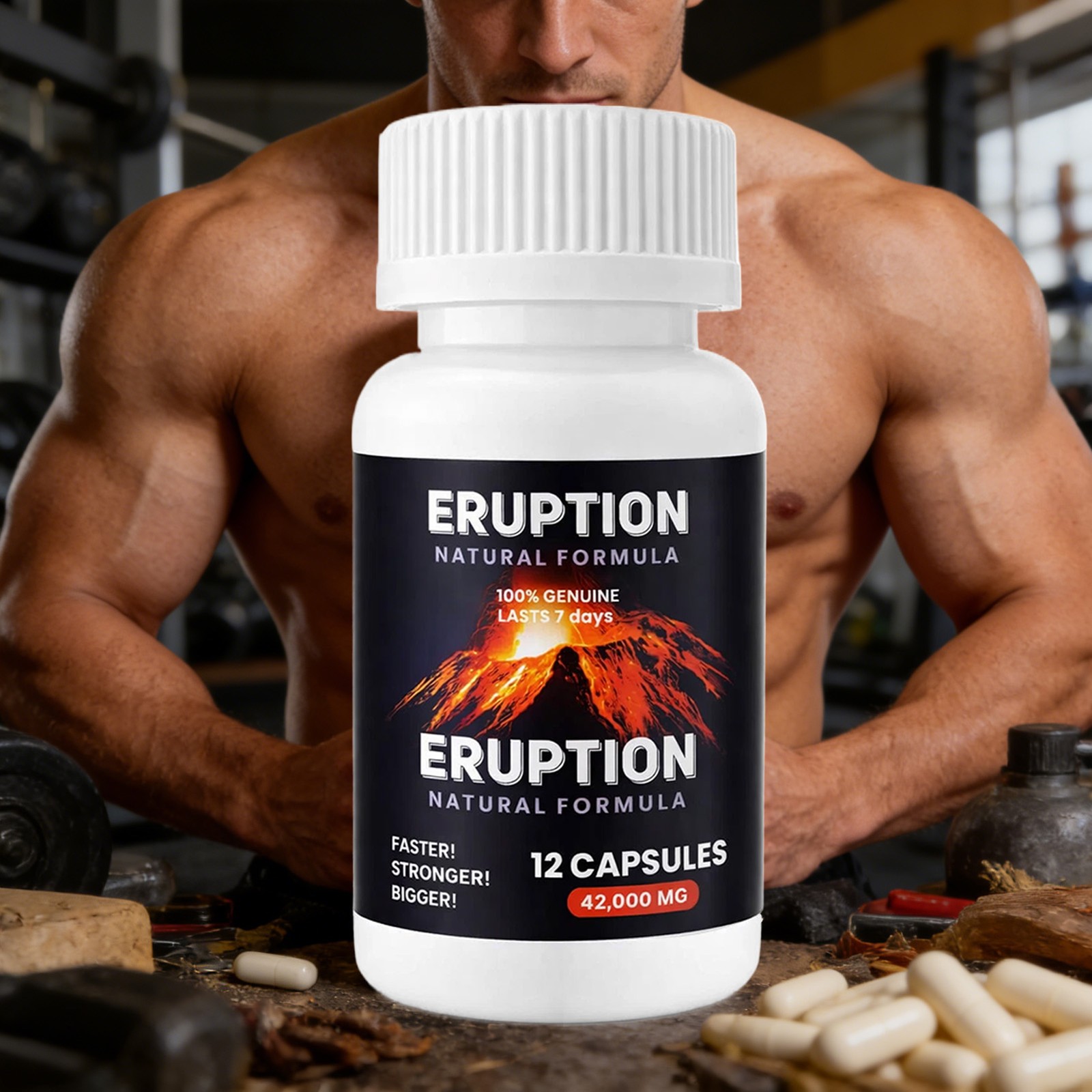 ERUPTION – Male Performance Support – Boost Stamina, Size, Stamina & Vitality