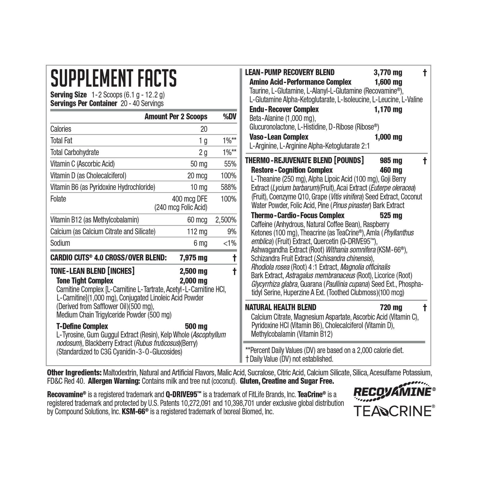 Cardio Cuts® 4.0, Miami Sunrise – 8.6 oz (20 Servings)
