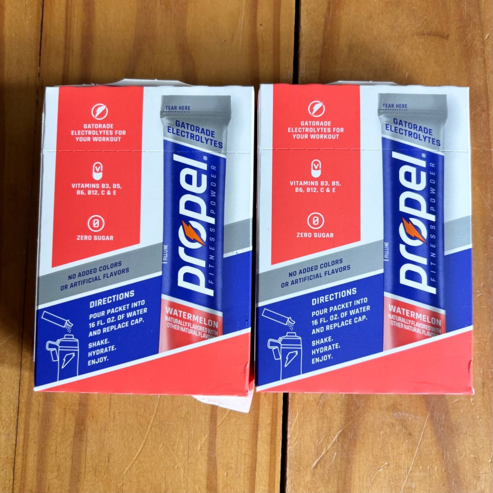 Propel Zero Sugar Electrolyte Powder Watermelon Lot of 2 Boxes 20 Count