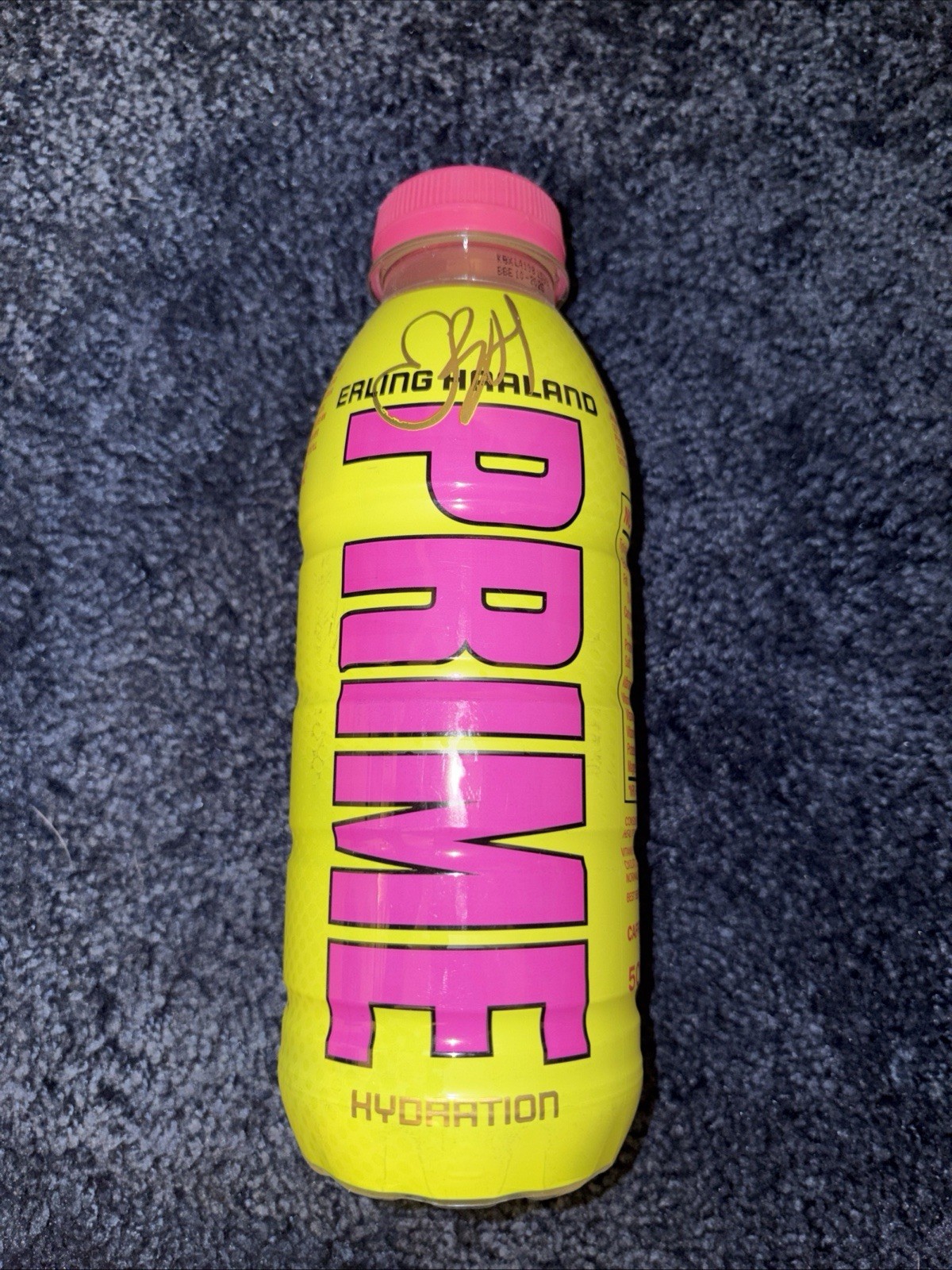 PRIME HYDRATION Erling Haaland Strawberry Lemonade UK EXCLUSIVE BB 10/2025