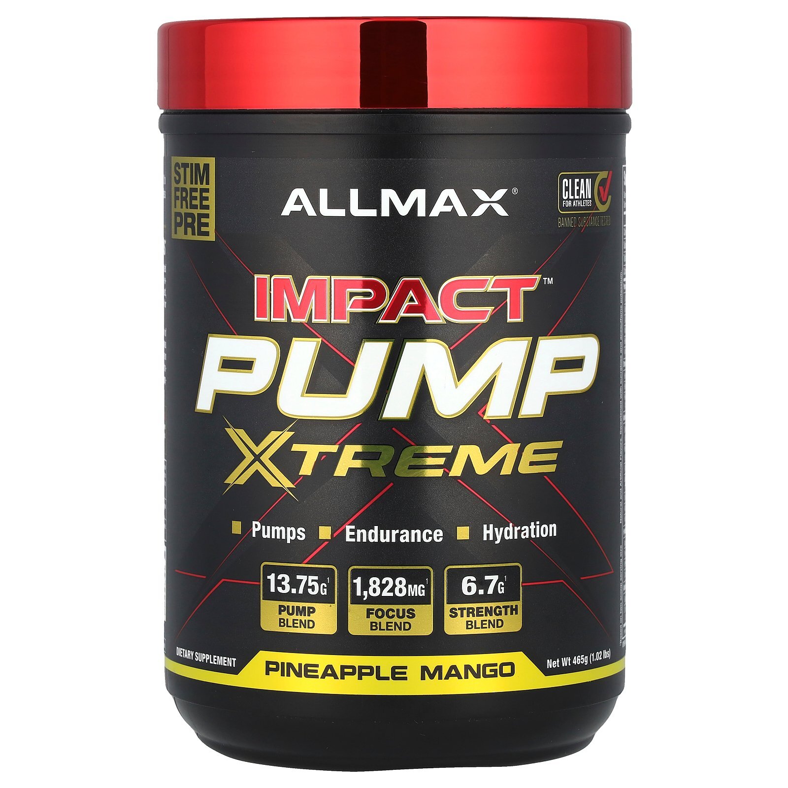 IMPACT™ PUMP XTREME, Pineapple Mango, 1.02 lbs (465 g)