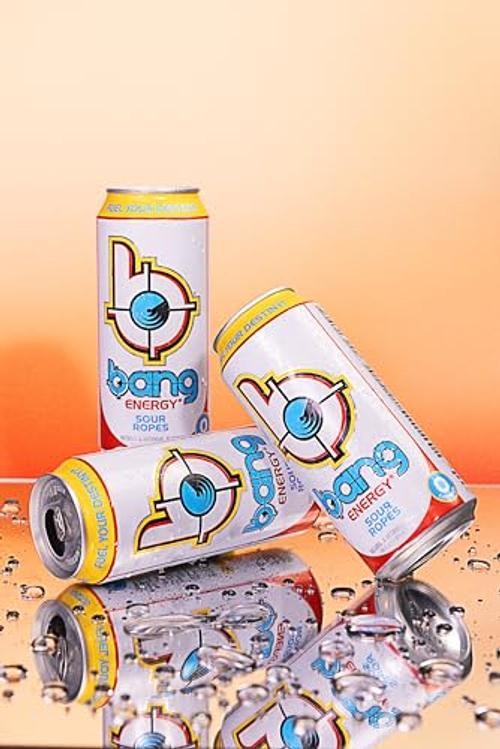 Energy Sour Ropes, Sugar-Free Energy Drink, 16-Ounce | Pack of 12