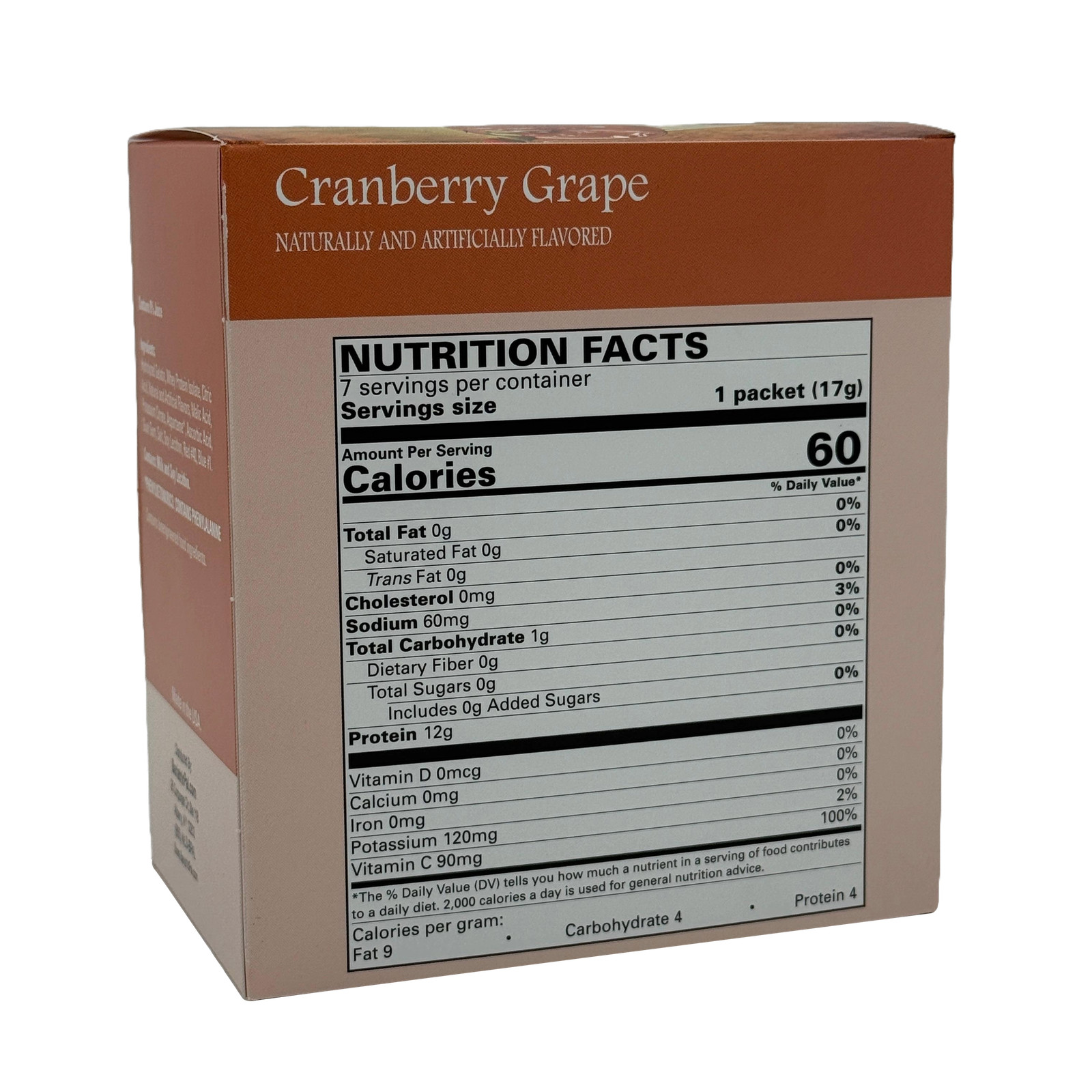 BariatricPal 12g Protein Fruit Drink – Cranberry Grape