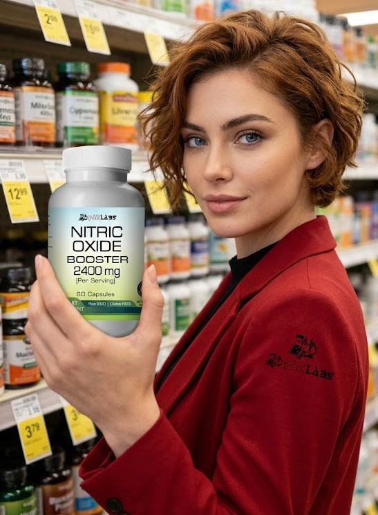 Nitric Oxide booster capsules 2400mg Serving- Fresh