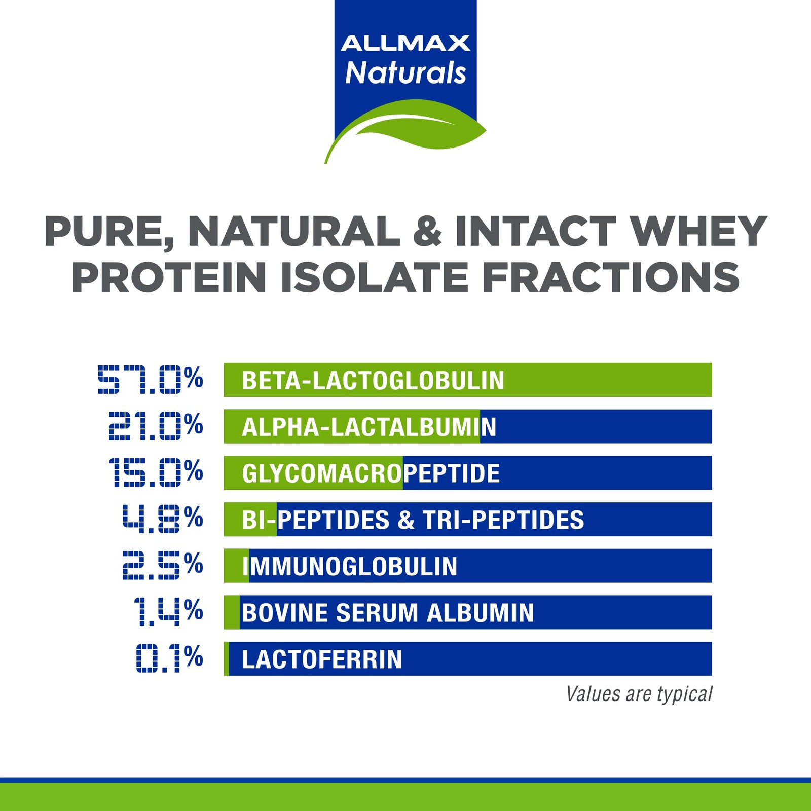 Natural Whey Protein Isolate Powder 5Lb Gluten Free Zero Sugar Stevia
