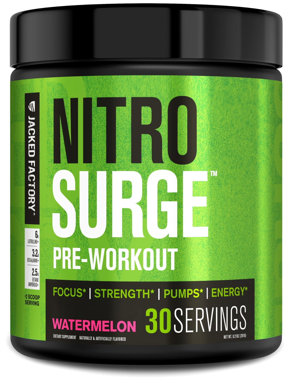 NITROSURGE Pre Workout Supplement – Endless Energy, Instant Strength Gains, Clea