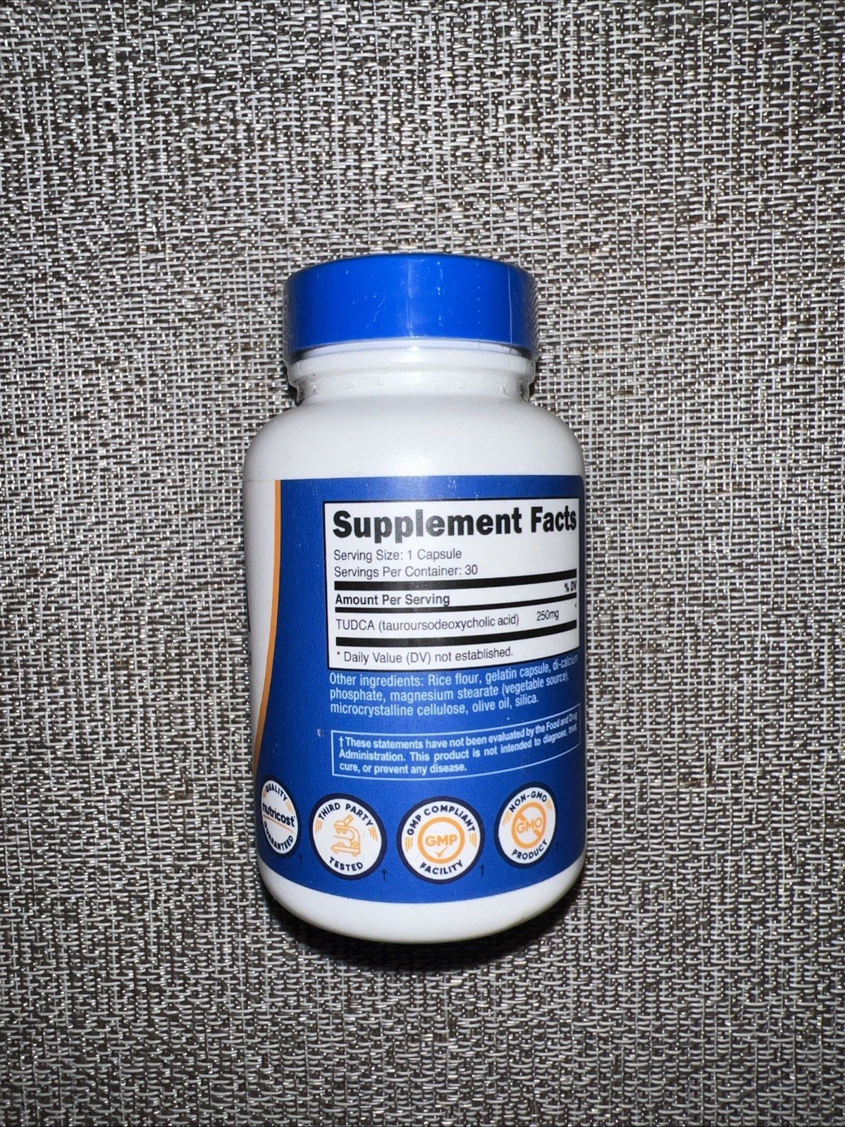 Nutricost Tudca Pills, 250mg Per Capsule, 30 Capsules
