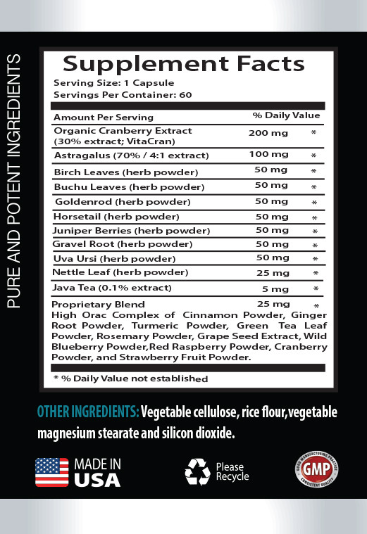 Juniper berries – KIDNEY SUPPORT FORMULA – immune support vitamins – 2 Bottles