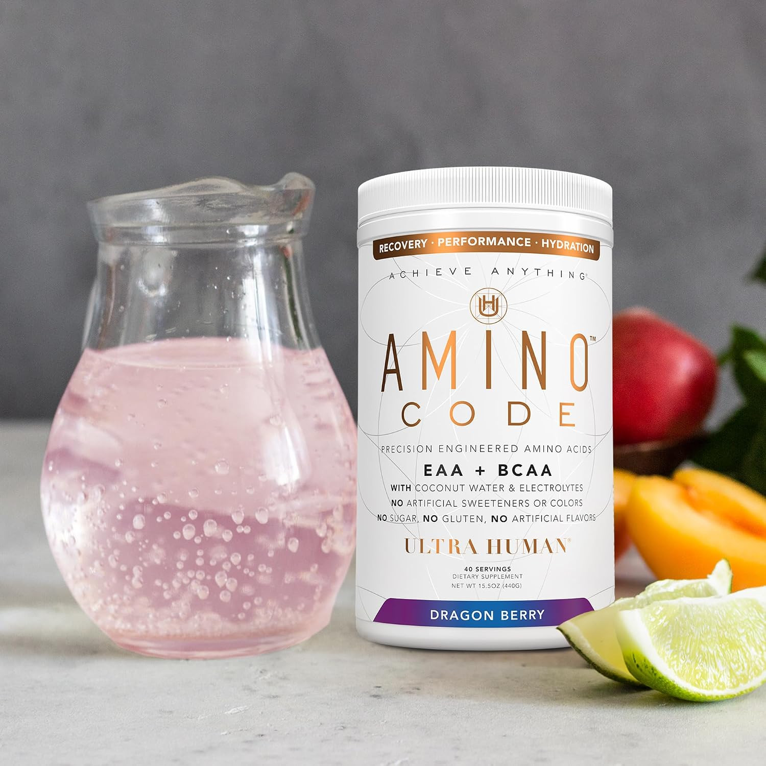 Amino Code | Essential Amino Acids + Bcaas + Coconut Water Electrolytes | Fast H