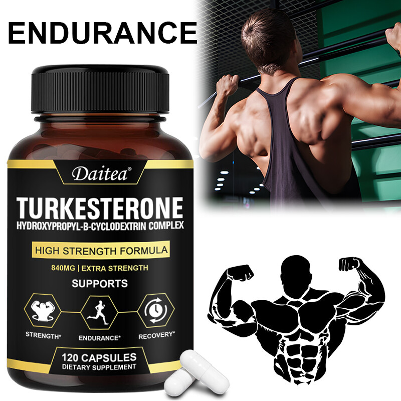 Turkesterone 840 Mg – Increase Performance & Muscle Strength – 120 Capsules