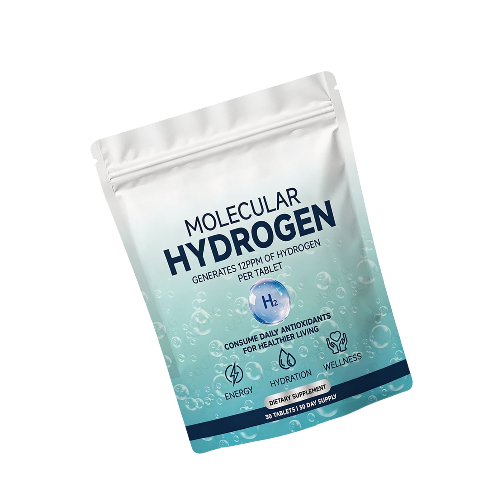 Energy-boosting Tablets designed for Drinking Water, Hydrogen Water Tablets H…