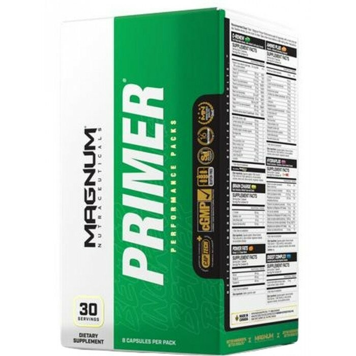 Magnum Nutraceuticals Primer Performance Packs Revised health, wellness 07/25EXP