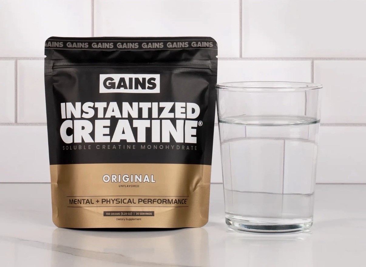 Instantized Creatine Monohydrate Gains in Bulk, Unflavored – 30 Servings