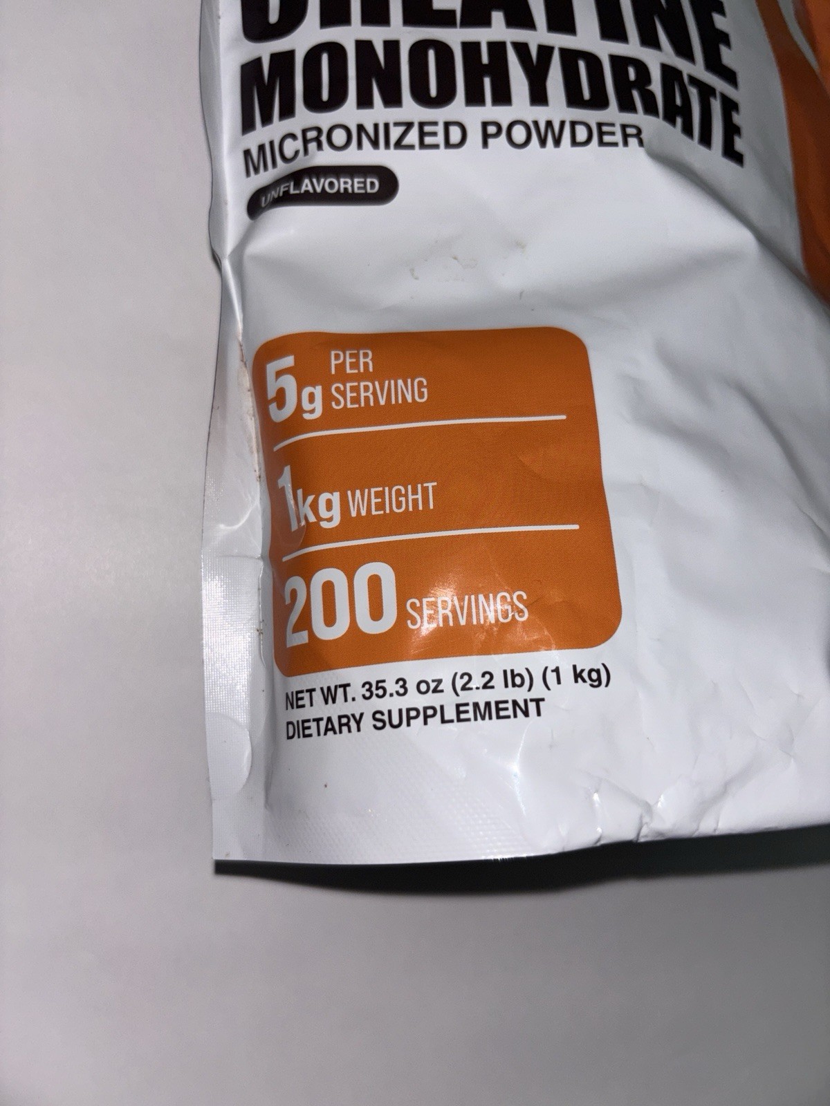 *NEW* Bulk Supplements – 200 Serving Creatine Monohydrate (BB: 4/2028)