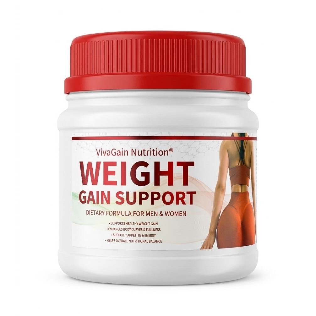 VivaGain Nutrition Weight Gain Support Dietary Formula Powder for Men & Women