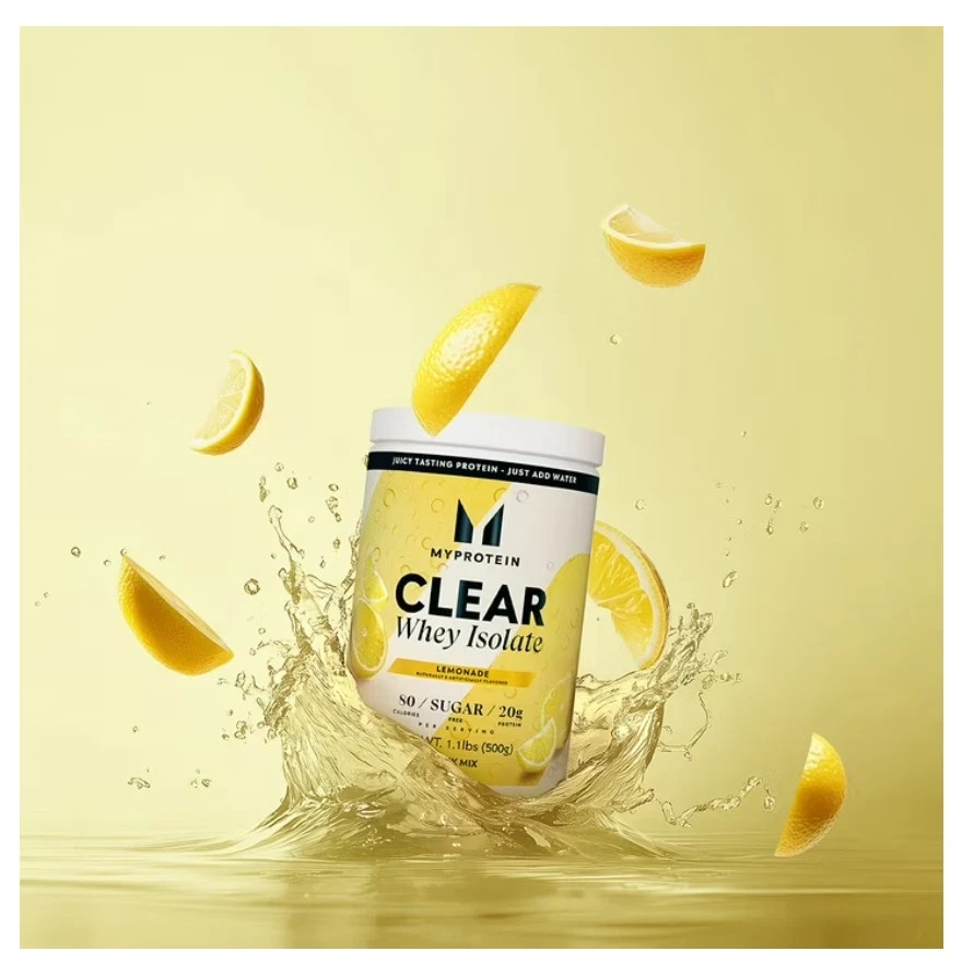 Myprotein Clear Whey Protein Isolate Powder, Lemonade, 20 Servings (1.1 lbs), Mu