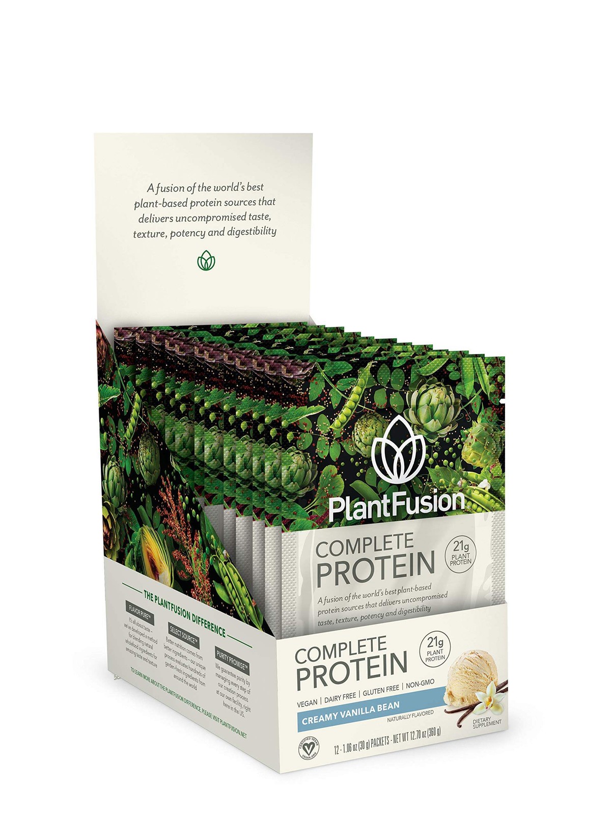 2/27 PlantFusion Complete Vegan Protein Powder – Plant Based Protein Powder With
