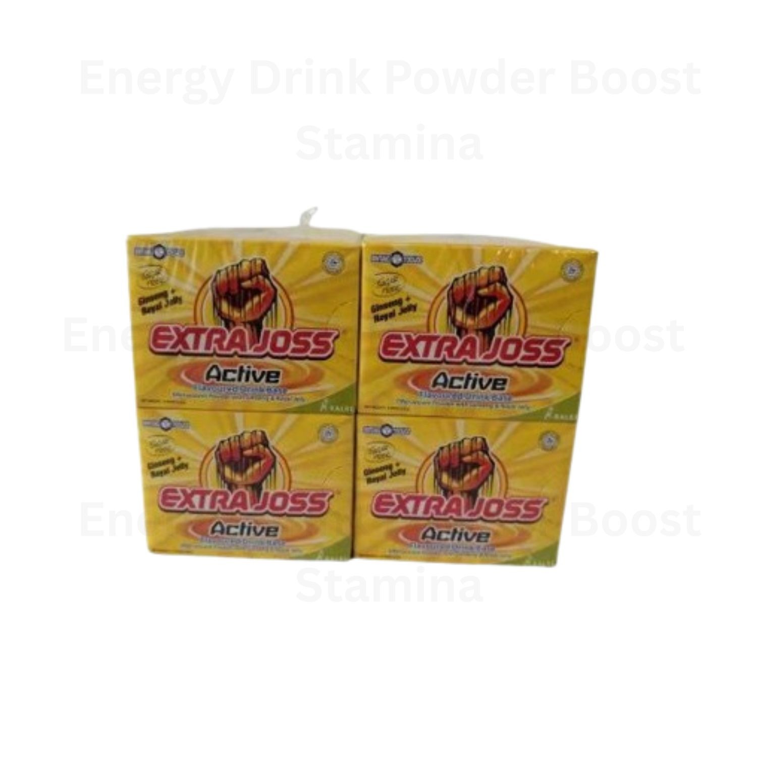 EXTRA JOSS Active Flavour 10 Box (60 Sachets) Energy Drink Powder Boost Stamina
