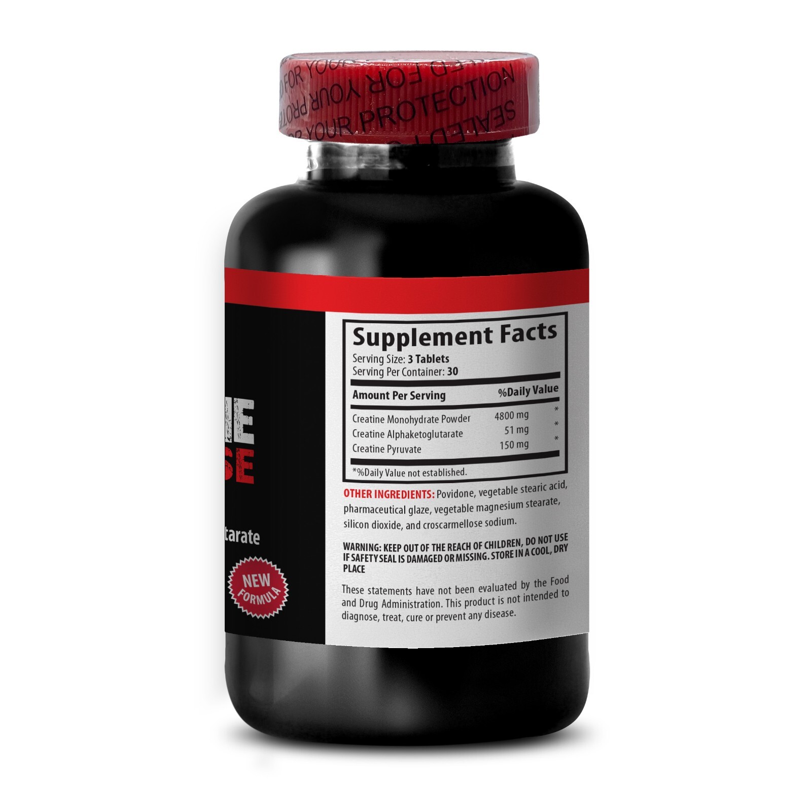 Sport Vitamins – CREATINE TRI-PHASE – Increase your Work Creatine Pyruvate 1B 90