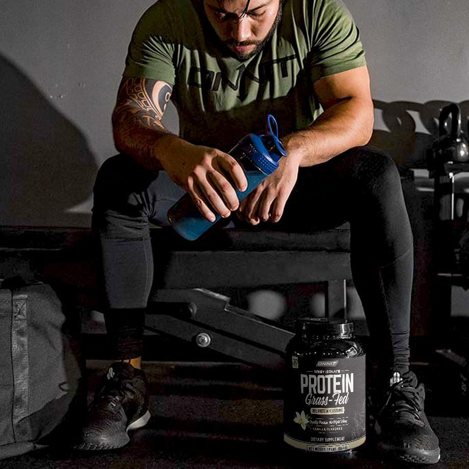 ONNIT Grass Fed Whey Isolate Protein, Mexican Chocolate, 30.7oz