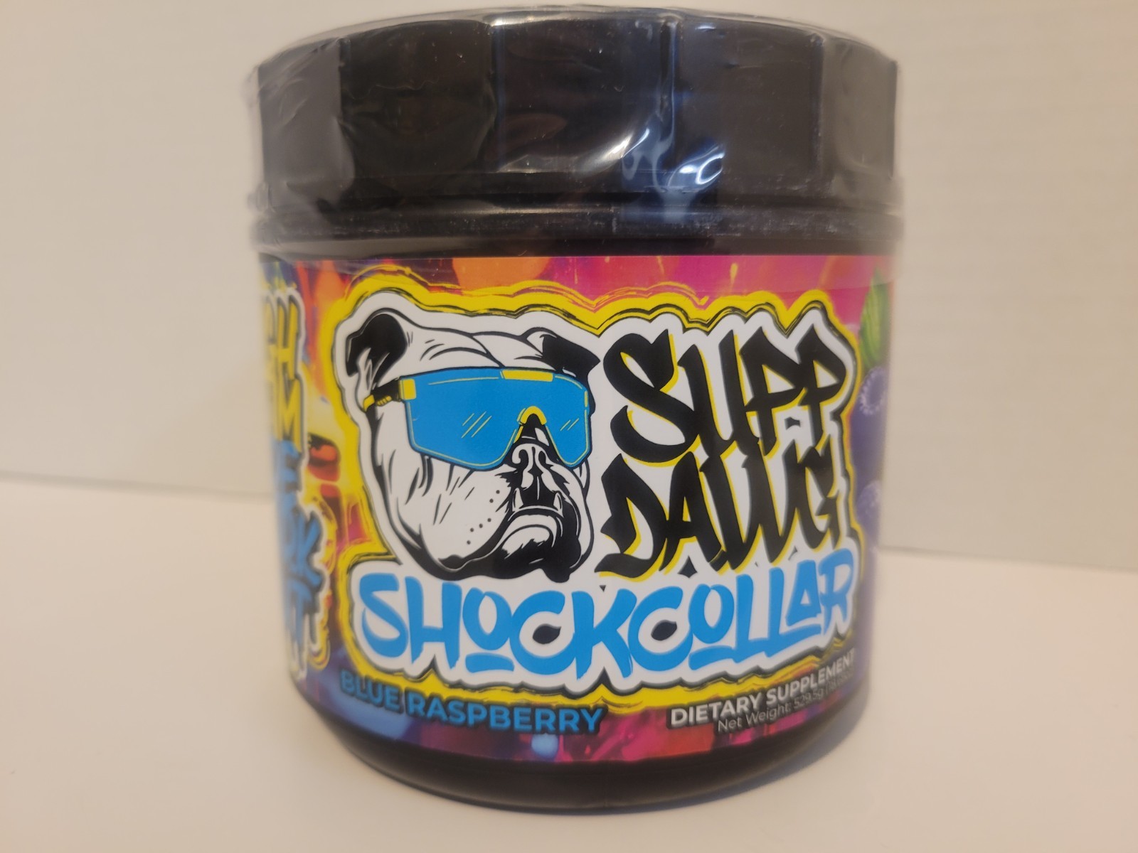 SUPP DAWG Shock Collar Blue Raspberry High Stim Pre-workout