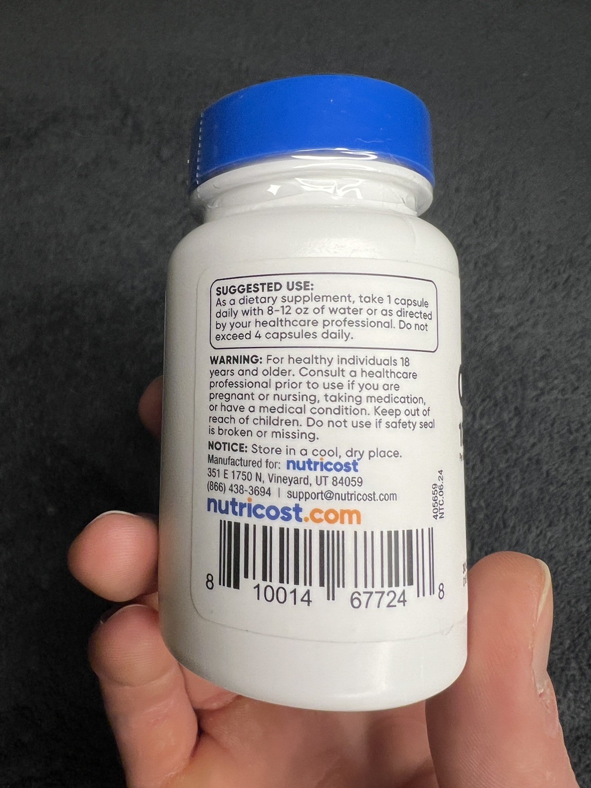 Nutricost Caffeine Pills 100mg, 30 Capsules
