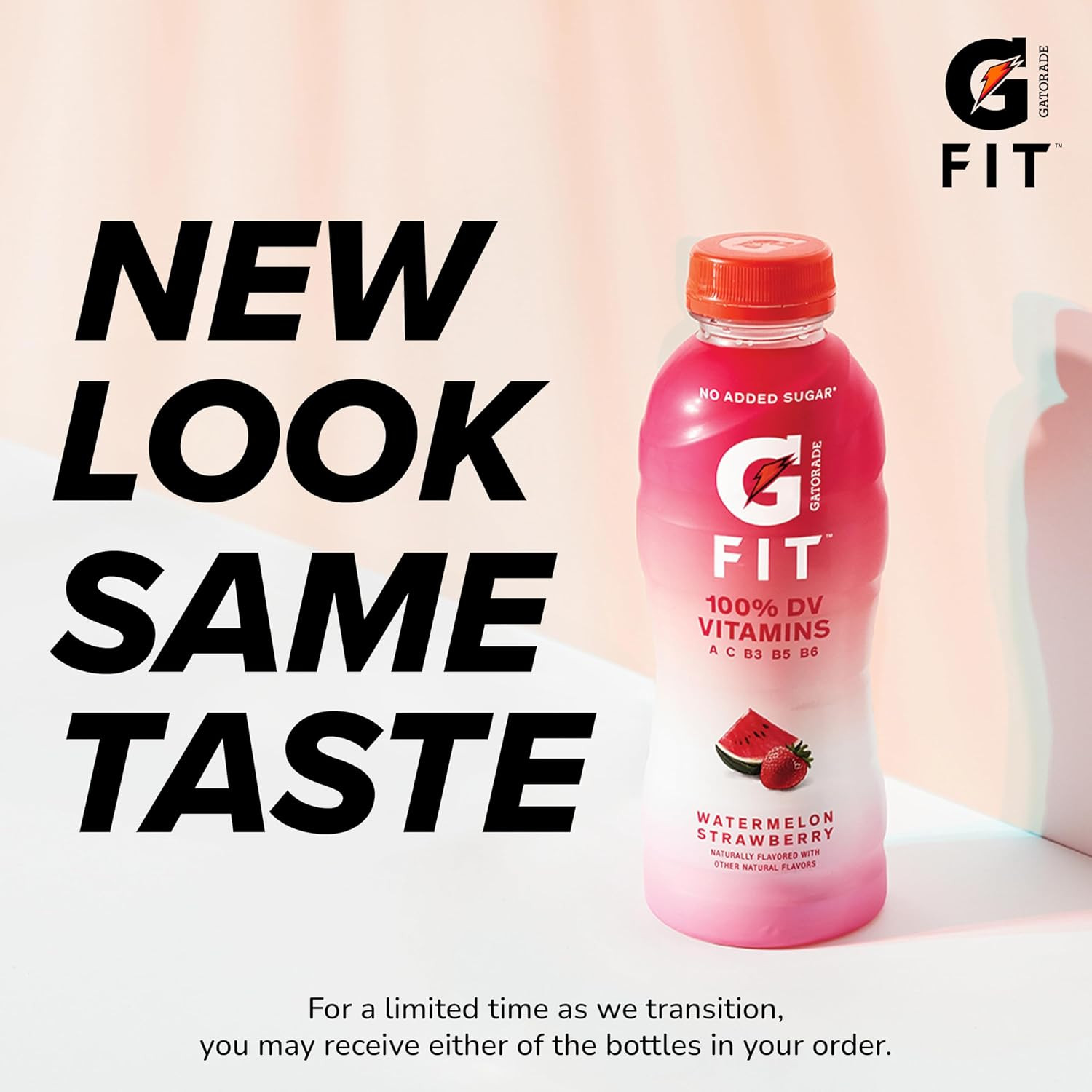 Fit Electrolyte Beverage, Healthy Real Hydration, Watermelon Strawberry, 16.9.oz
