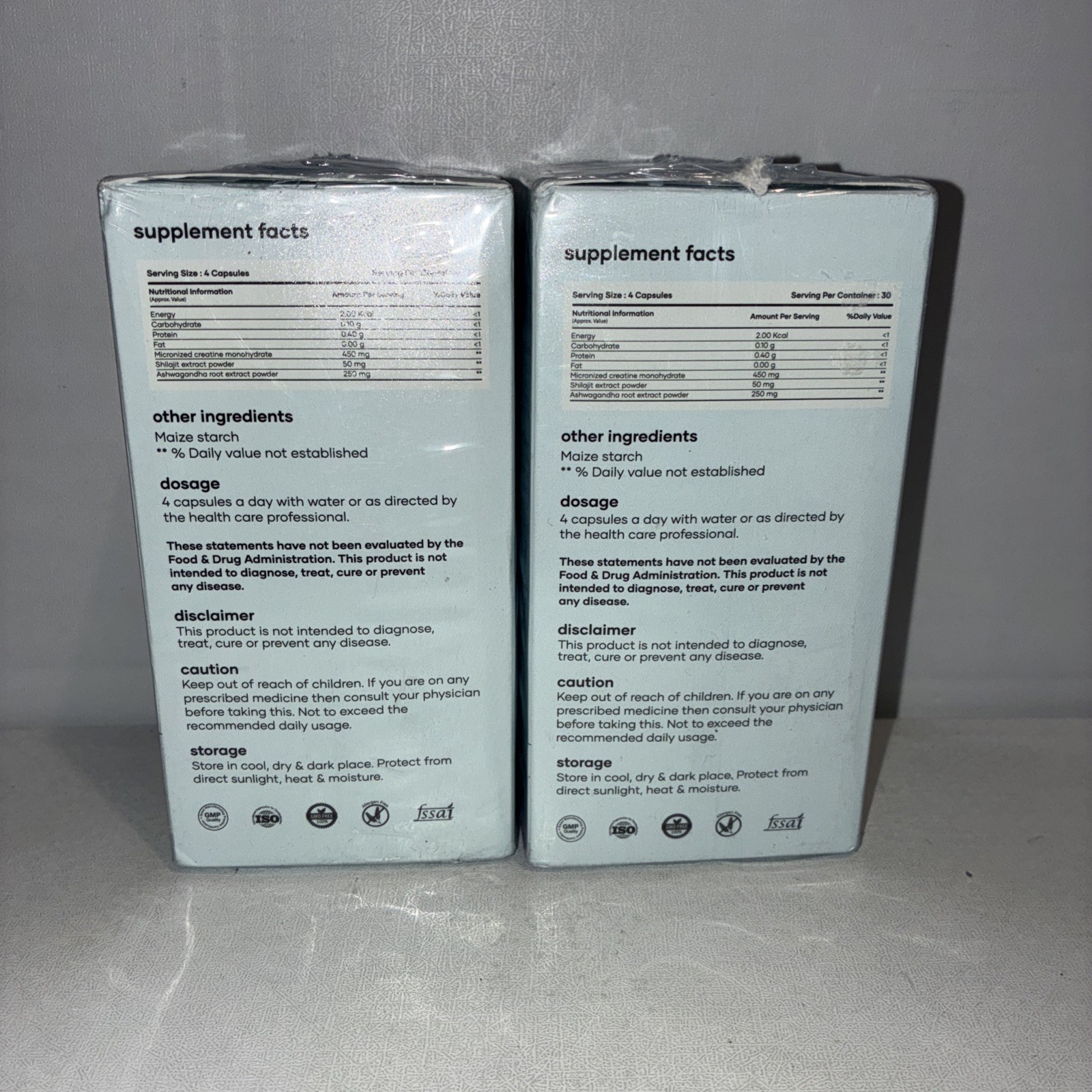 Lot Of 2-Mars Micronized Creatine Monohydrate Caps -Exp 08/2028