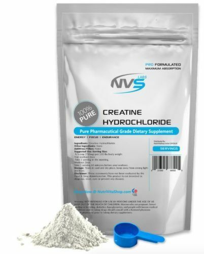 2500g (5.5 lb) CREATINE HYDROCHLORIDE (HCL) US PHARMACEUTICAL GRADE