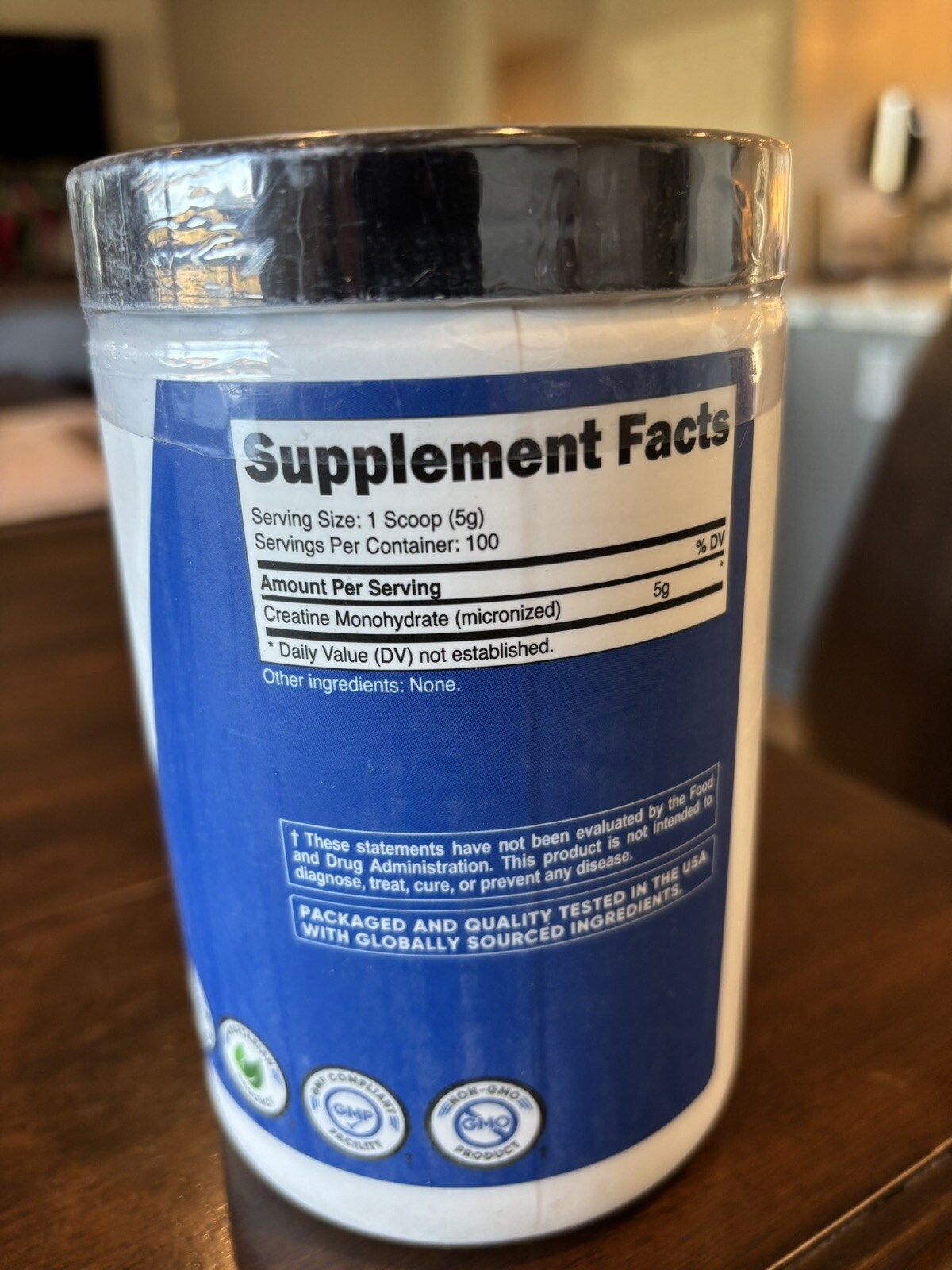 Nutricost Pure Creatine Monohydrate 500 Gram Powder 17.9 Oz Exp 07/2027