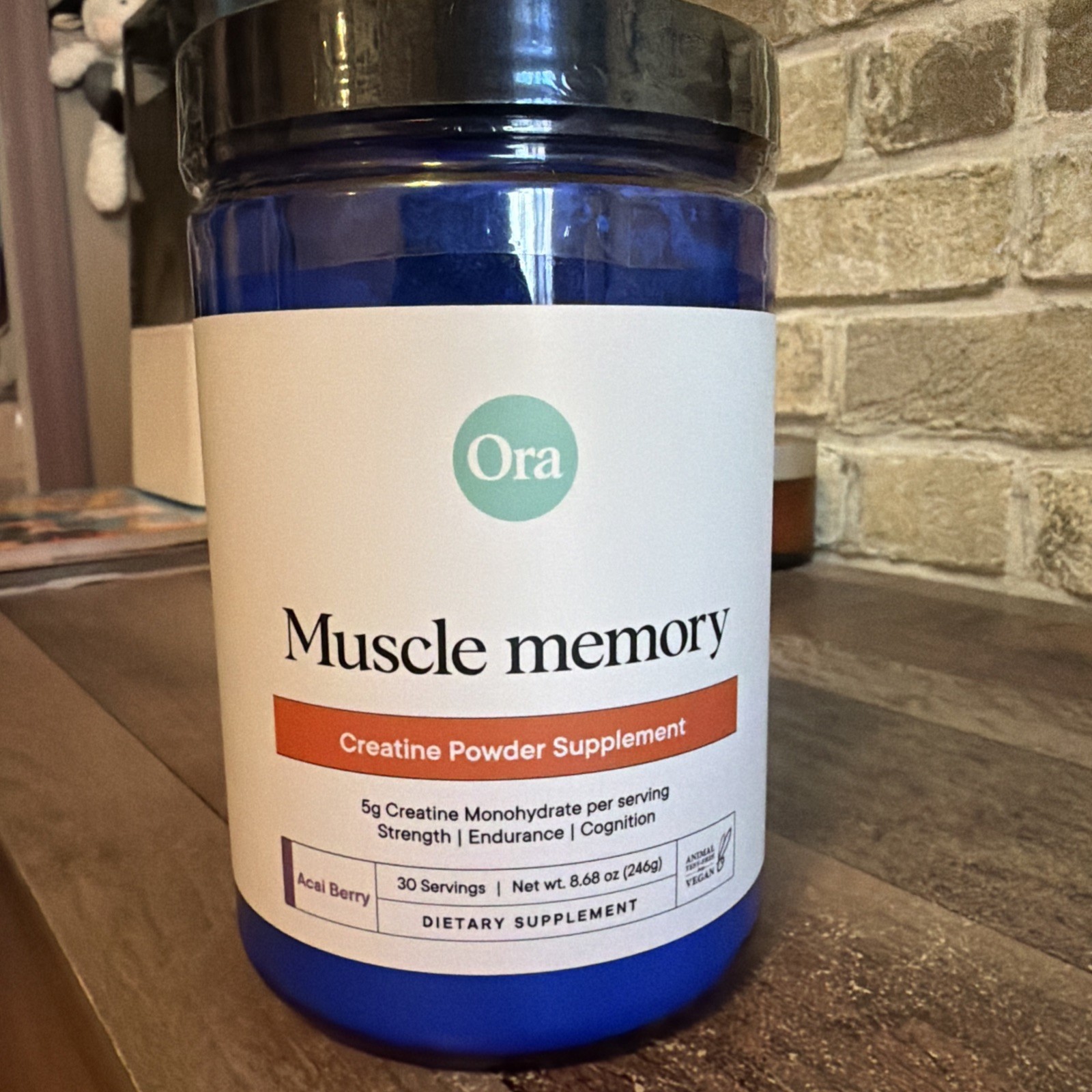 Ora Organic Creatine Monohydrate Powder – German-Sourced Creavitalis for Stre…