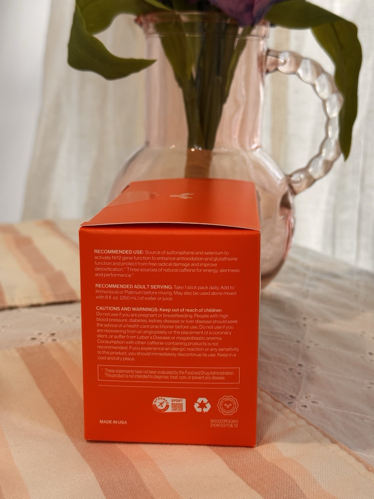 Immunocal Booster Energy Performance