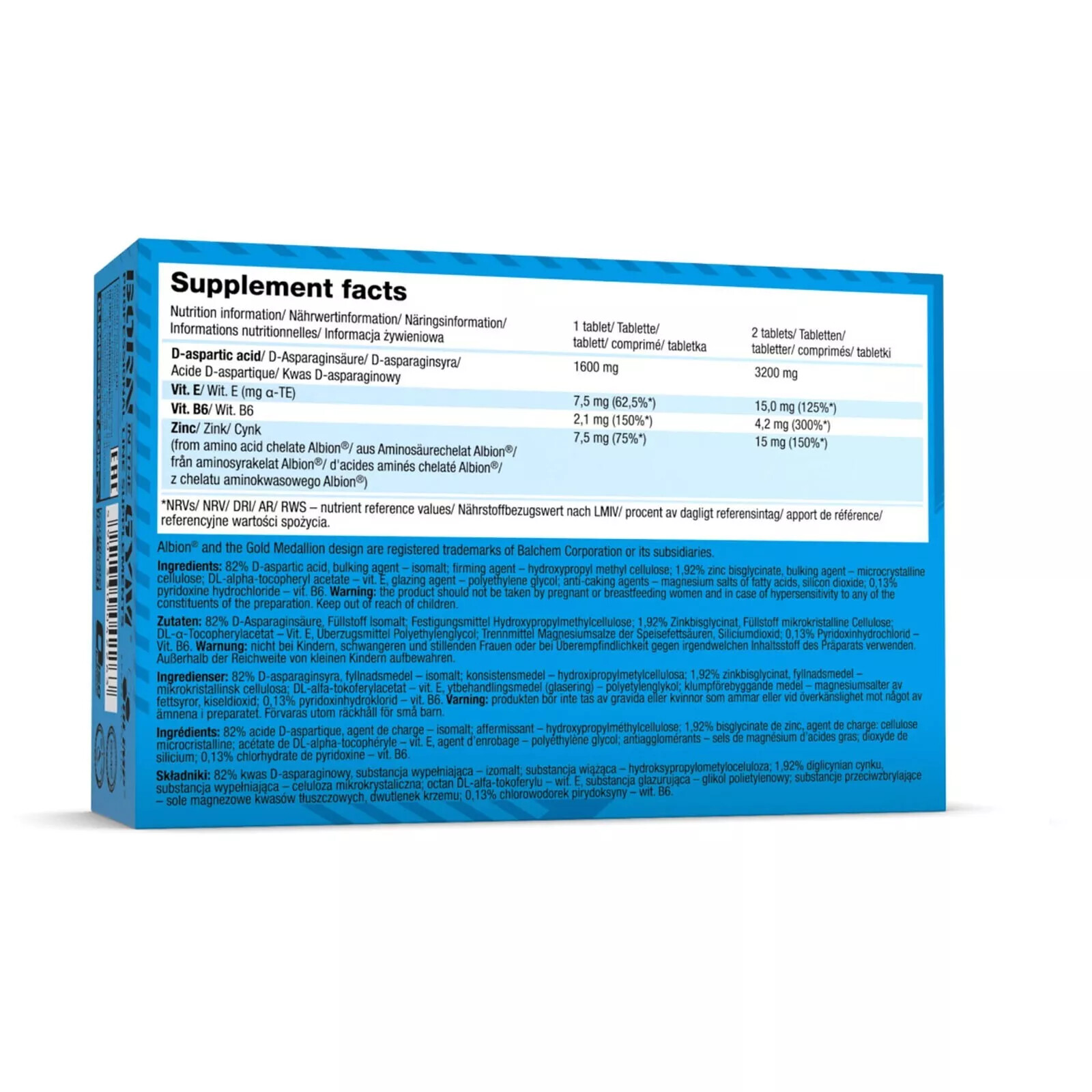 DAA EXTREME – OLIMP – Prolactin Blocker Testosterone Booster D-Aspartic Acid