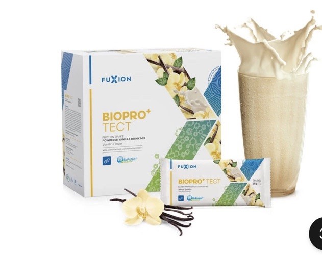 Fuxion BIOPRO+TECT Protein Shake Vanilla Powder 14 Sticks 12.3oz