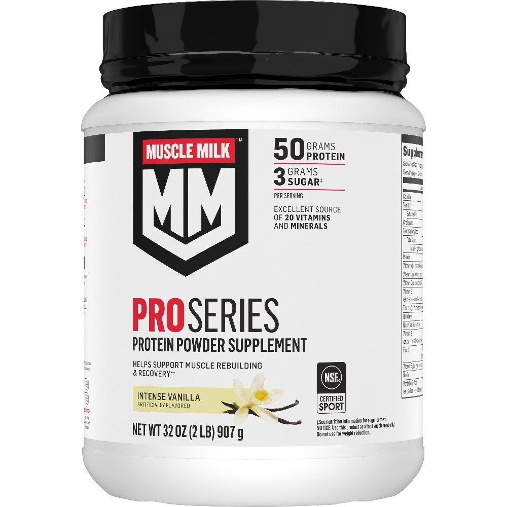 Pro Series Protein Powder, Intense Vanilla, 50g Protein, 2 Pound