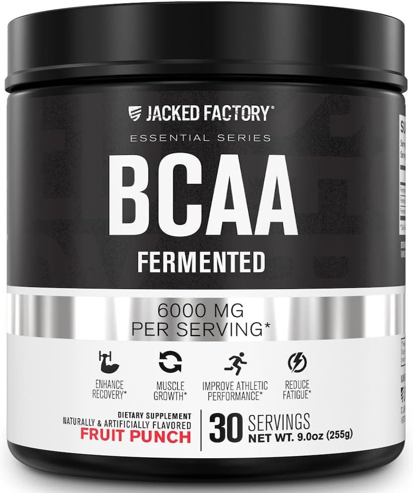 BCAA Powder (Fermented) – 6G Branched Chain Essential Amino Acid Supplement for